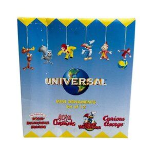 Universal Studios Mini Ornaments Set Of 12 Featuring Classic Characters New